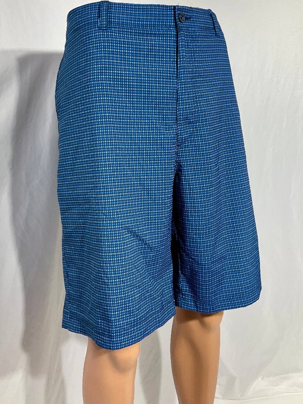 Ben Hogan Sz 40 Mens Performance Powerspan Ultra Shorts Blue & Black Golf